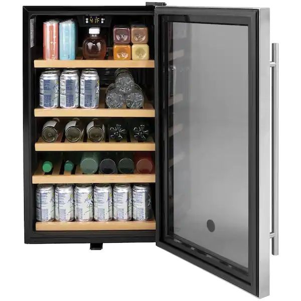 New. GE 31Bottle Beverage Cooler in Stainless Steel for Sale in
