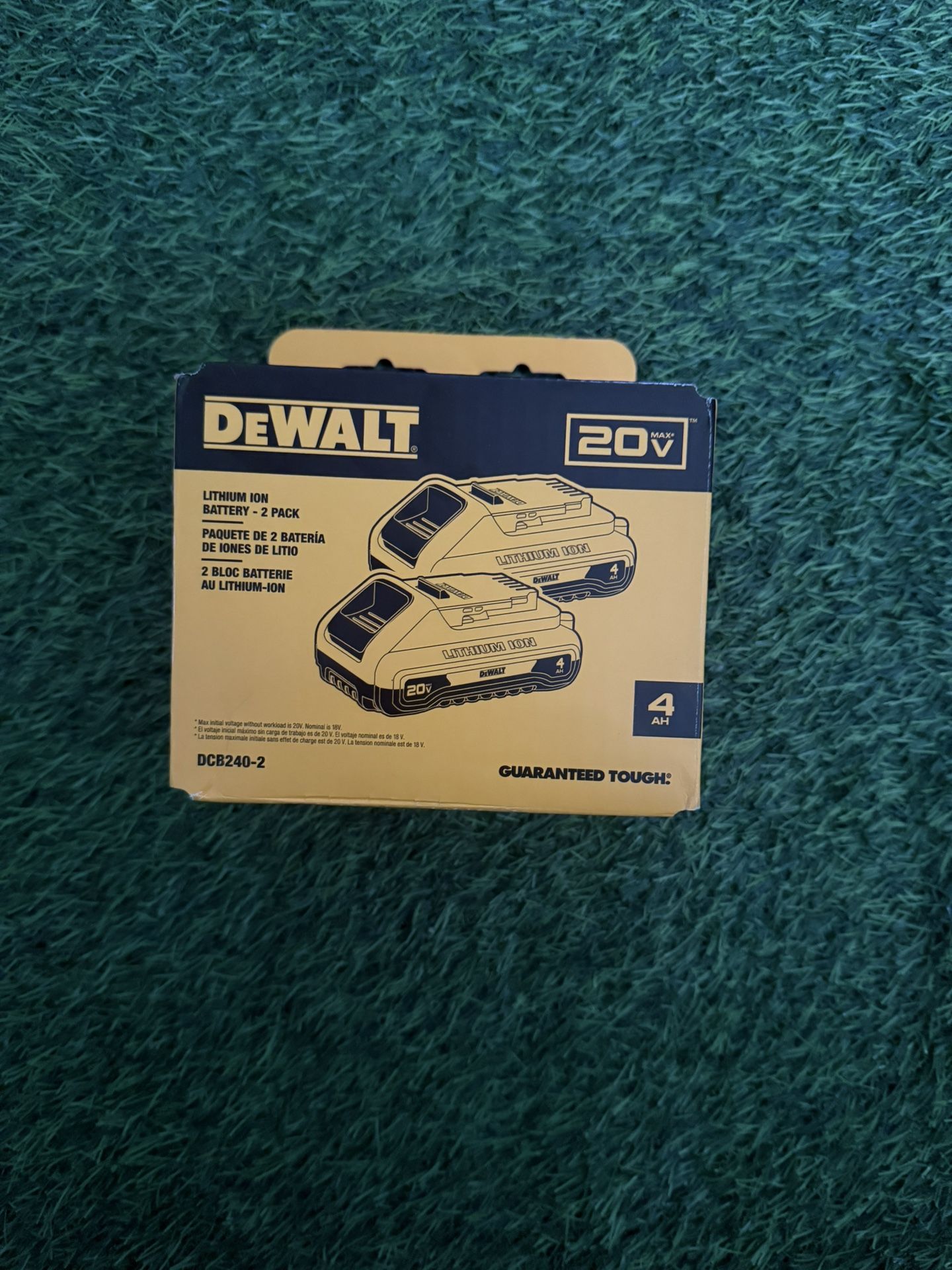 Dewalt 20V Max 4Ah 2 Battery Pack