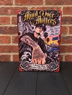 Mind Over Matters Decorative Metal Tin Sign