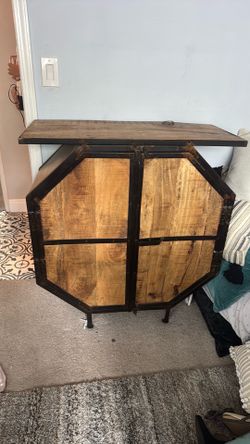 Rustic accent table