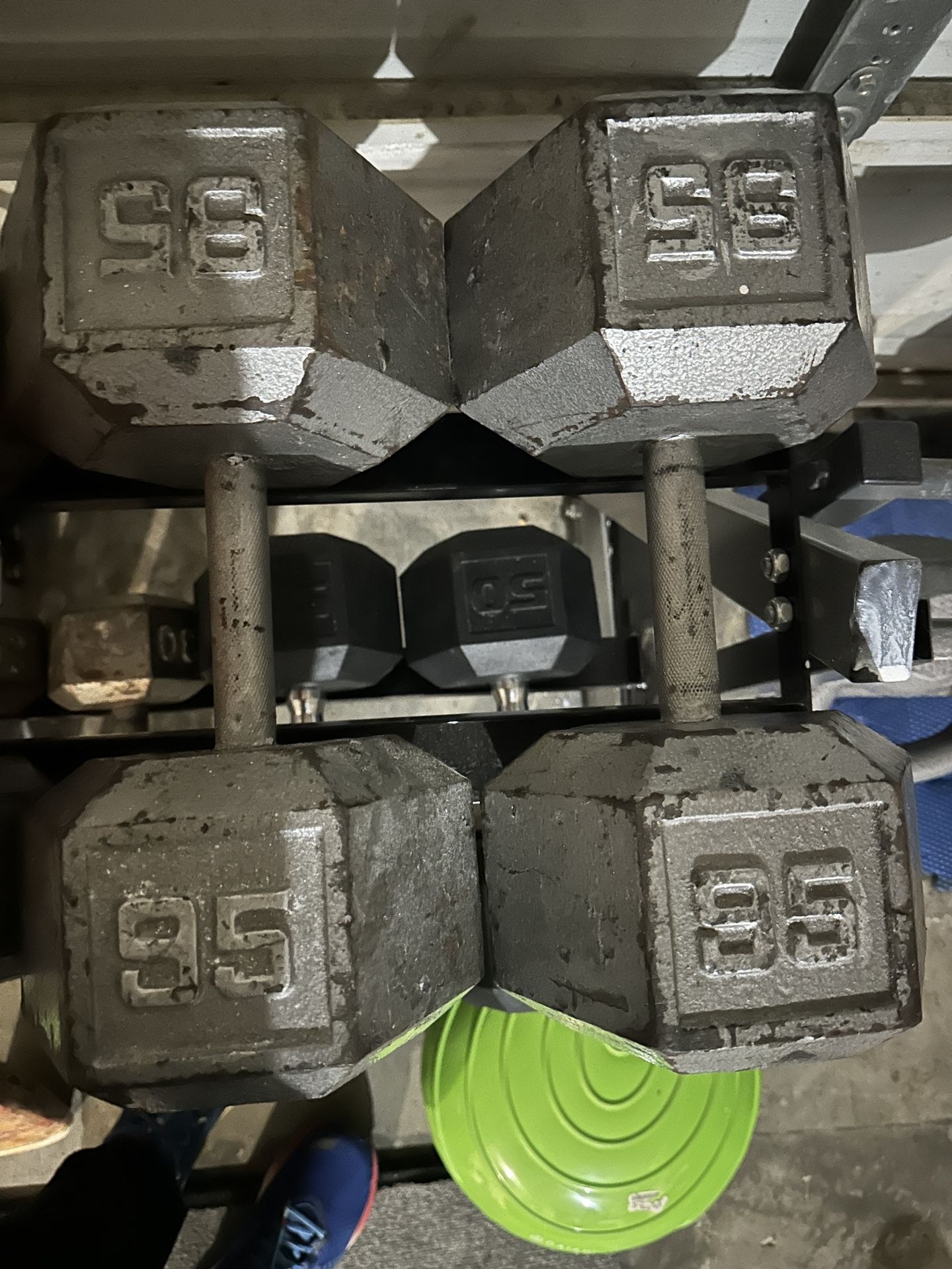 95 Lb Dumbbell Set
