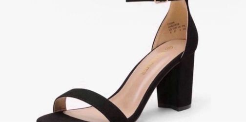 DREAM PARIS SIZE 6.5 BLACK SUEDE HEELS