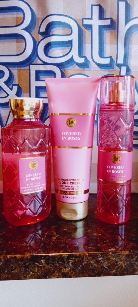 Covered In Roses Bath And Body Works