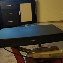 Bose Solo TV Sound System. With Optical Cable. With universal remote.
