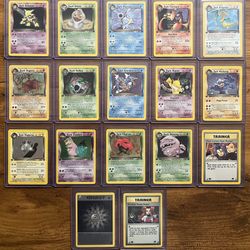Pokemon 1st edition complete Rocket set