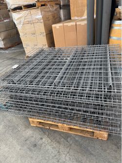 Metal racks for pallets or animal fencing