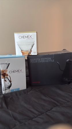 Electric Gooseneck Kettle & 6C Chemex + Filters