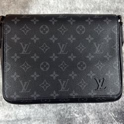 Louis Vuitton Monogram Side Bag Black