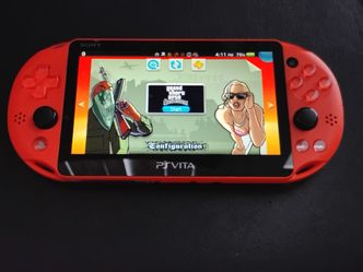 MODDED PS VITA ORANGE TESTED