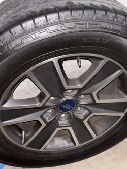 Set Of 4 Rims With Tire’s 18 Inch. 2016 F150 Sport Edition 