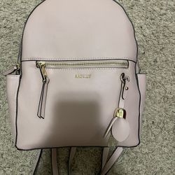 Nine West Briar Fashion Backpack, light pastel pink