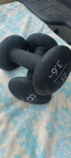 8 lb dumbbell weights