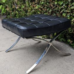 Genuine Leather 32" Footstool