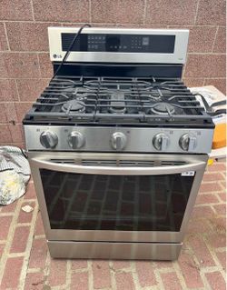 LG ThinQ Stainless Steel Gas Range