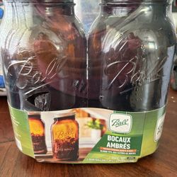 Ball Amber Jars