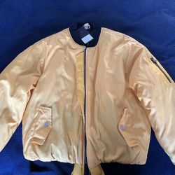 Yellow Bomber Jacket