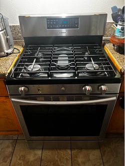 Samsung stainless steel gas range stove