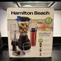 Hamilton Beach 3-in-1 Blender & Food Processor + Juicer