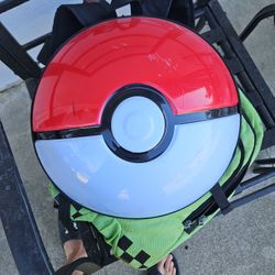 2016 POKEMON POKEBALL Hard PVC Shell BACKPACK Book Bag Backpack Licensed