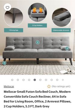 Futon sofa bed couch