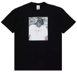 Biggie Smalls Supreme X Jordan Tee Black Size Large