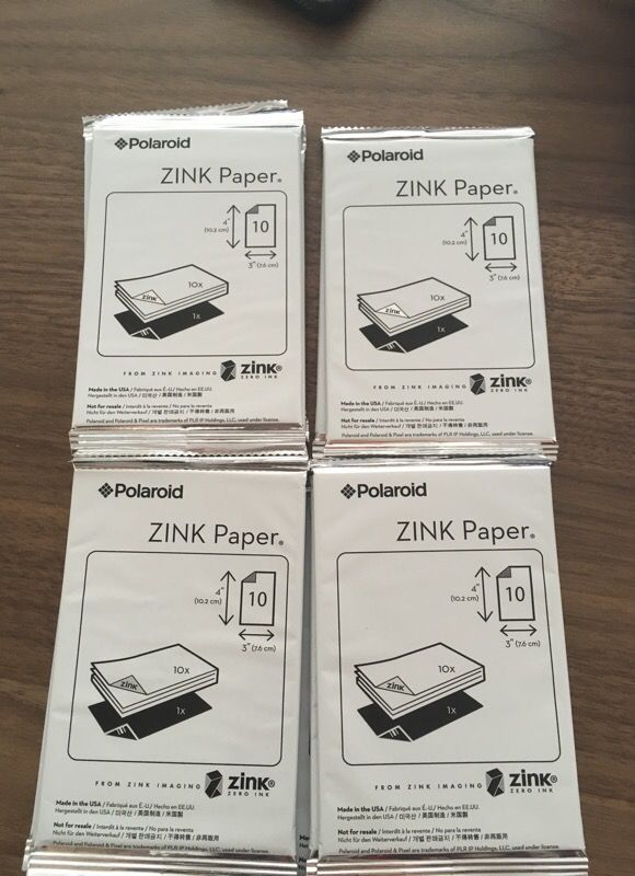 Polaroid ZINK Paper 3x4