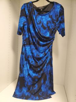 Floral side wrap dress