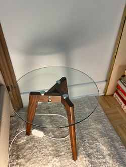 Glass Side Table