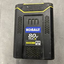 Kobalt 80-Volt Lithium Ion (Li-ion) Cordless Power Equipment Battery