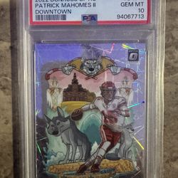 2022 Optic Downtown PSA 10 - Patrick Mahomes