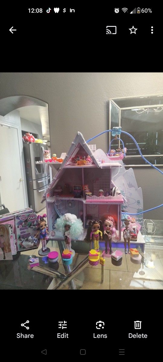 LOL SURPRISE WINTER DISCO  CHALET HOUSE WITH DOLLS