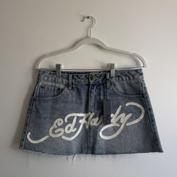 Ed Hardy Denim Skirt 