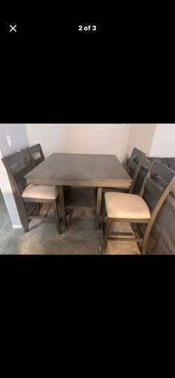 Table and chairs