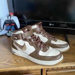 Nike Brown Air Force Highs