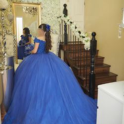 Quinceañera Dress Royal Blue (First Come, First Serve) 