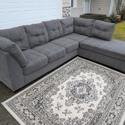 Grey Sectional Sofa Delivery Available 🚚