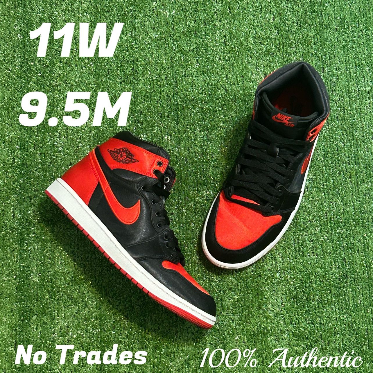 Size 9.5 Air Jordan 1 Retro High โSatin Bred 2023โ ๐