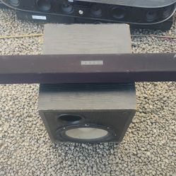 Vizio SB 3820 Sounbar  With wired JBL Subwoofer 