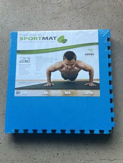 Norsk Sport Premium 3/4" Thick Interlocking Foam Mats (Blue)