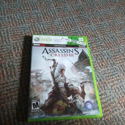 Assassin's Creed III Xbox 360 video game gamestop edition