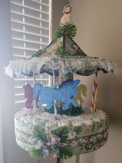 SAFARI DIAPER CAROUSEL