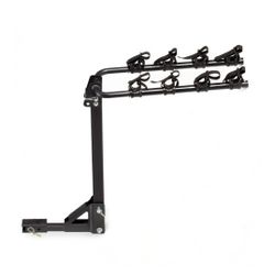 New 120lb Hitch-Mounted Folding 4-Bike Carrier 