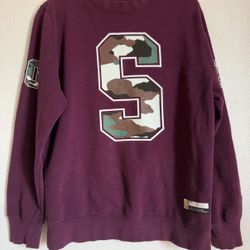 Vintage 2000's Stussy Big S Logo Sweatshirt - S