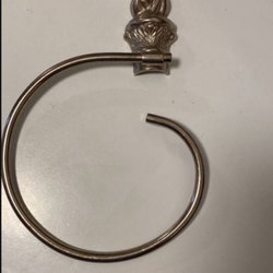 Vintage Decorative Cherub Towel Ring
