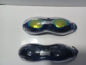 Aegend Swim Goggles - 2 Pairs. Gently used