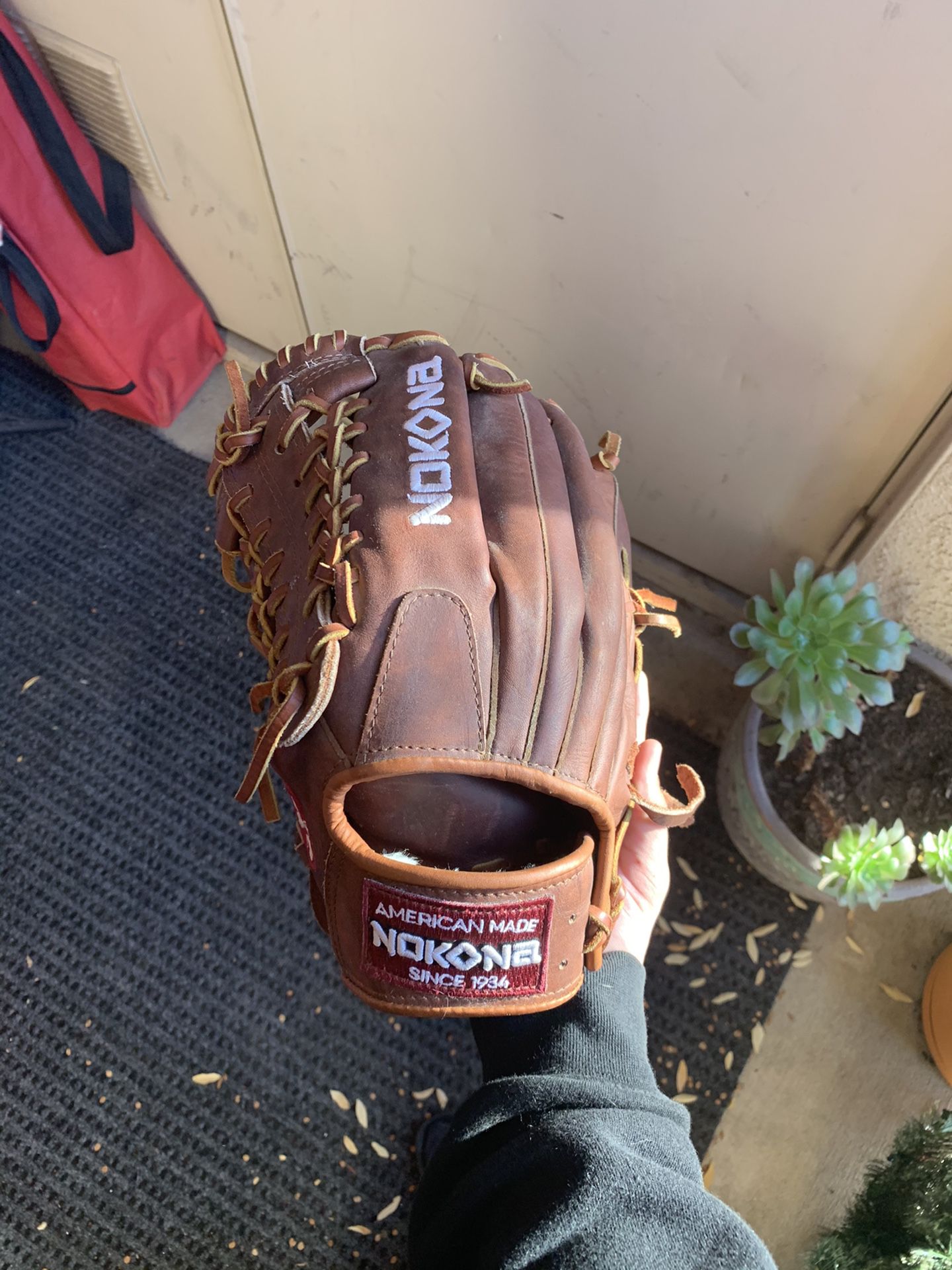 Nokona Left Handed Baseball Glove . Size-12.75