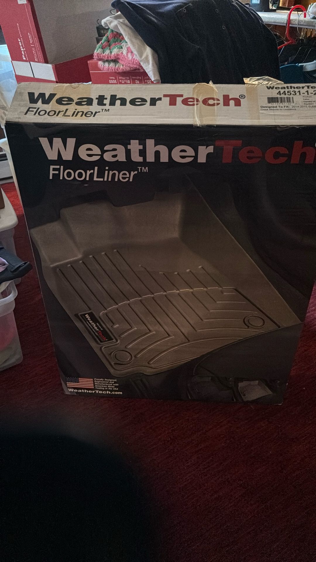 Weather tech Floor Mats : Subaru Forester