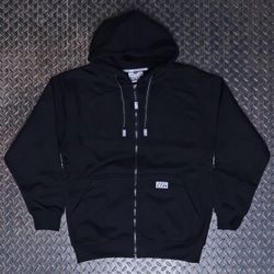 Pro Club Heavy Black Zip-Up Hoodie and and Virgin of Guadalupe hoodies all 3 size S
