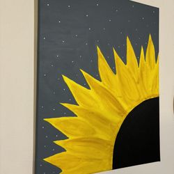 Sunflower Homemade Painting