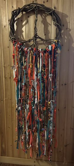 Orange And Green Peace Wreath 